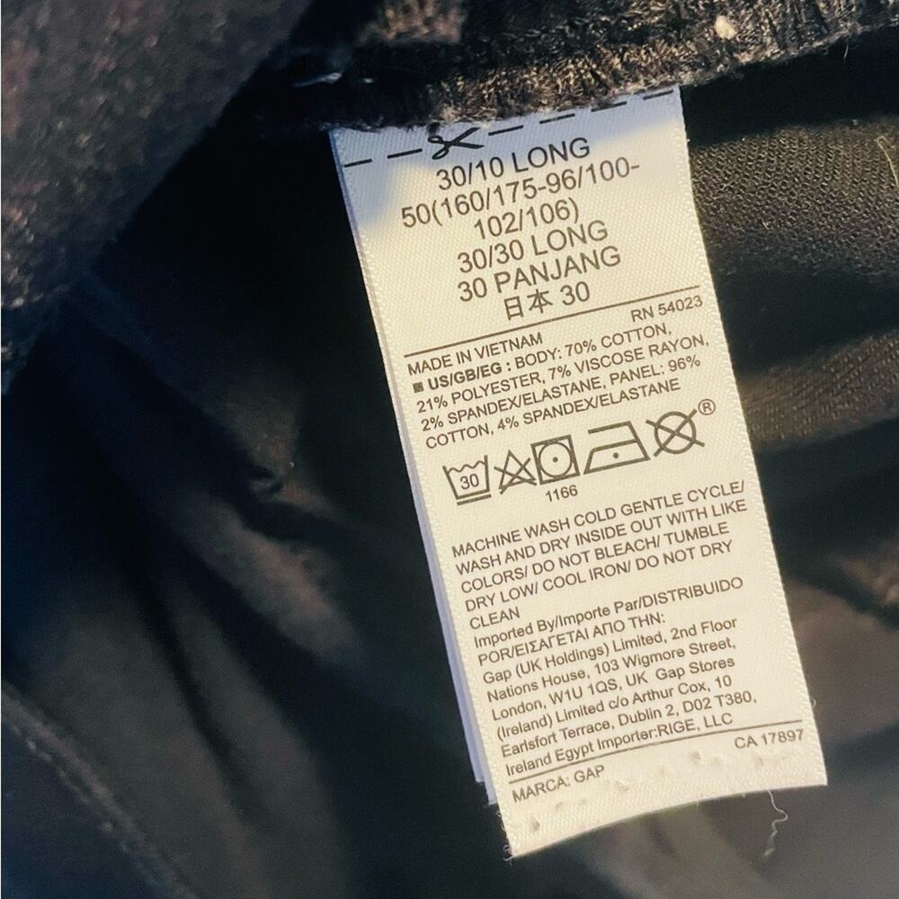GAP Full Panel Maternity Black Skinny Jeans - Picture 6 of 6